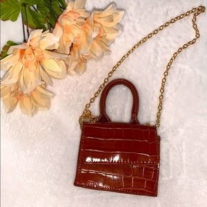 Oliver Miller Brown Crossbody Mini Bag